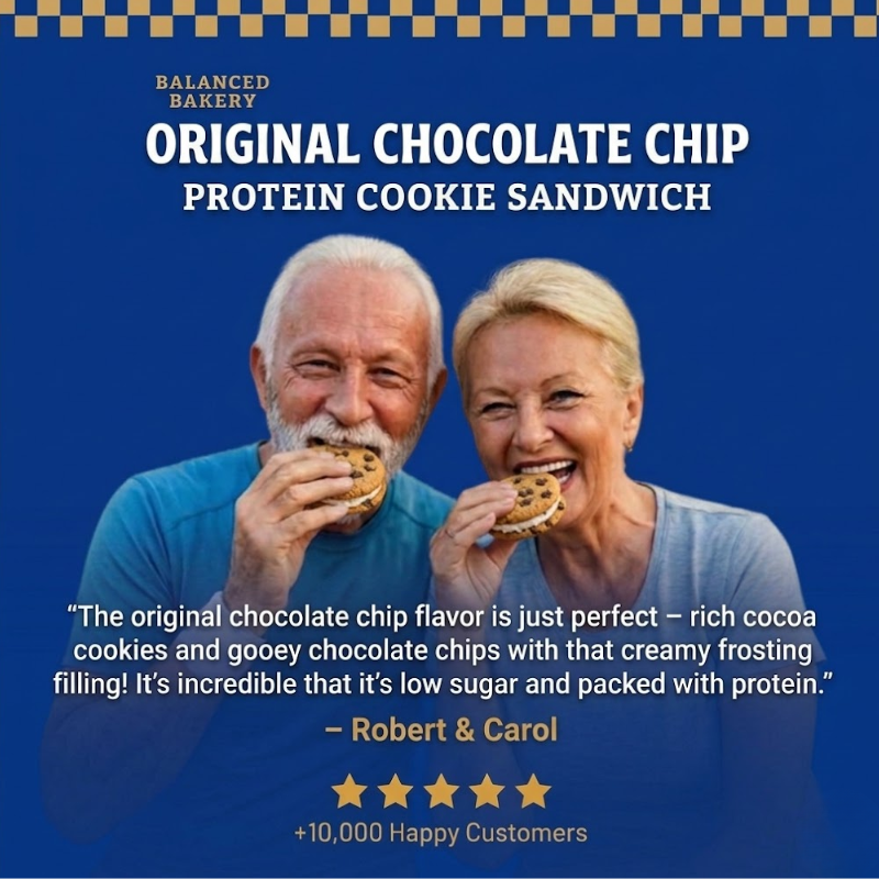 Low Glycemic, High Protein Cookie Sandwich Cookies