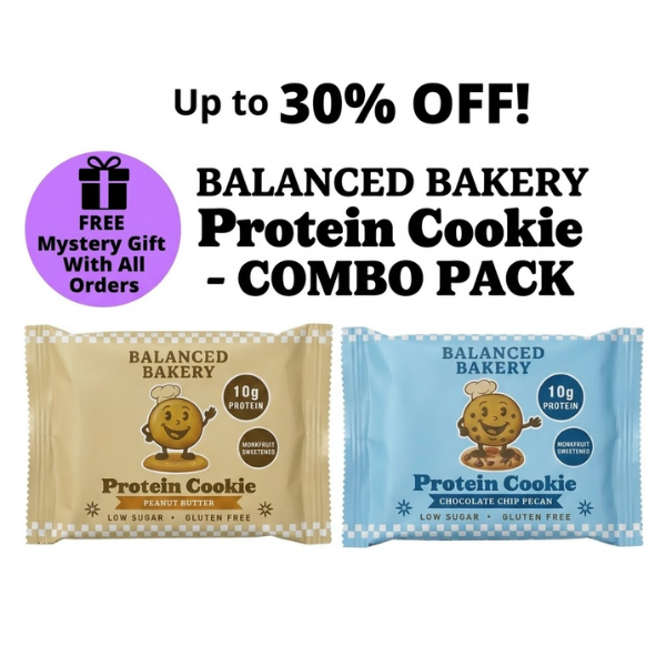 Low Glycemic, High Protein Cookies Combo