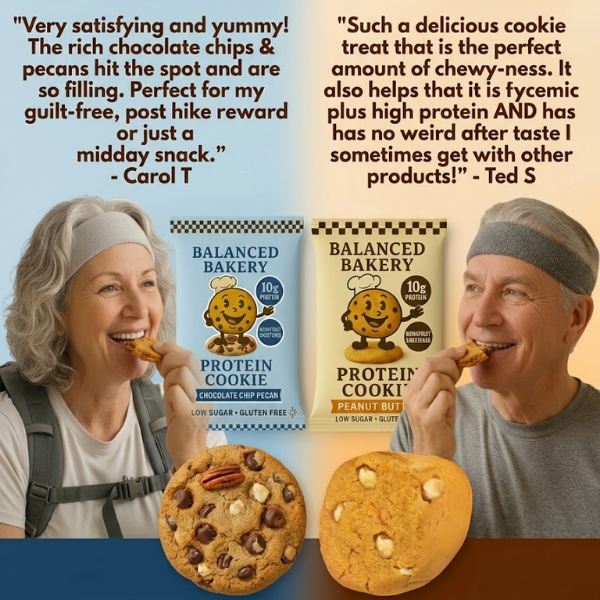 Low Glycemic, High Protein Cookies Combo