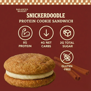 Low Glycemic, High Protein Cookie Sandwich Cookies