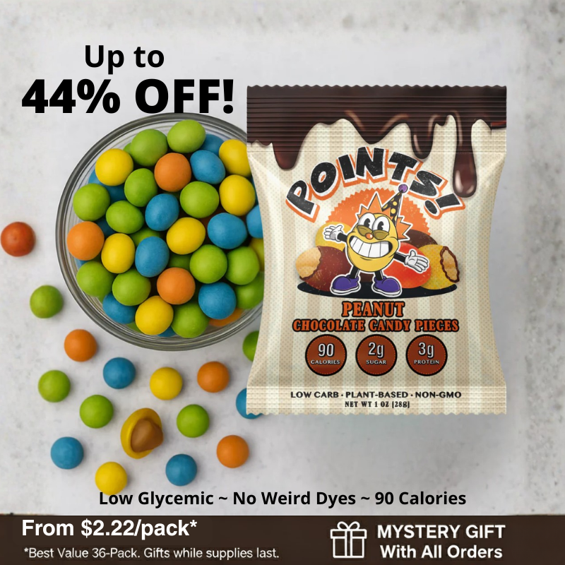 Low Glycemic Peanut Chocolate Candies