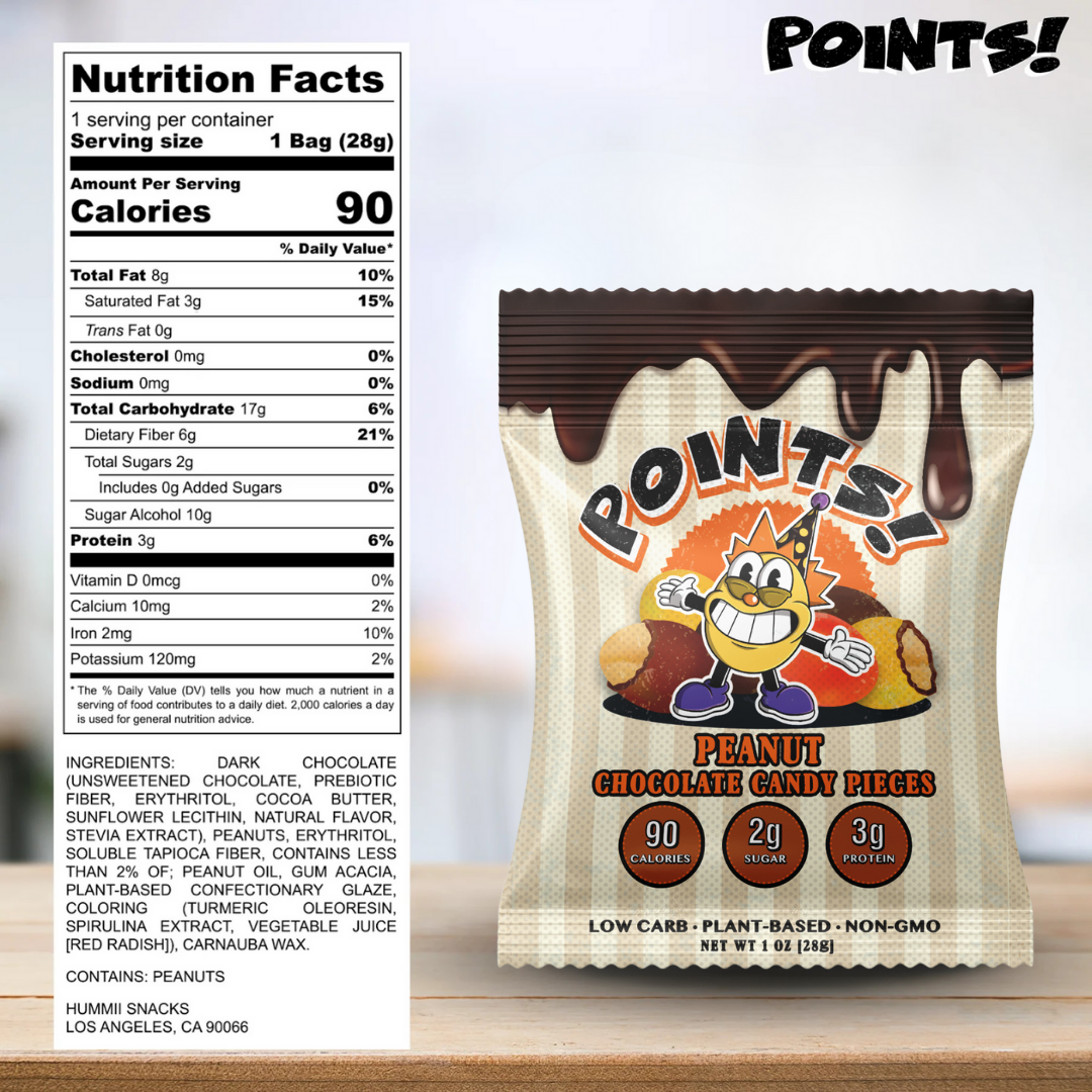 Low Glycemic Peanut + Dark Chocolate