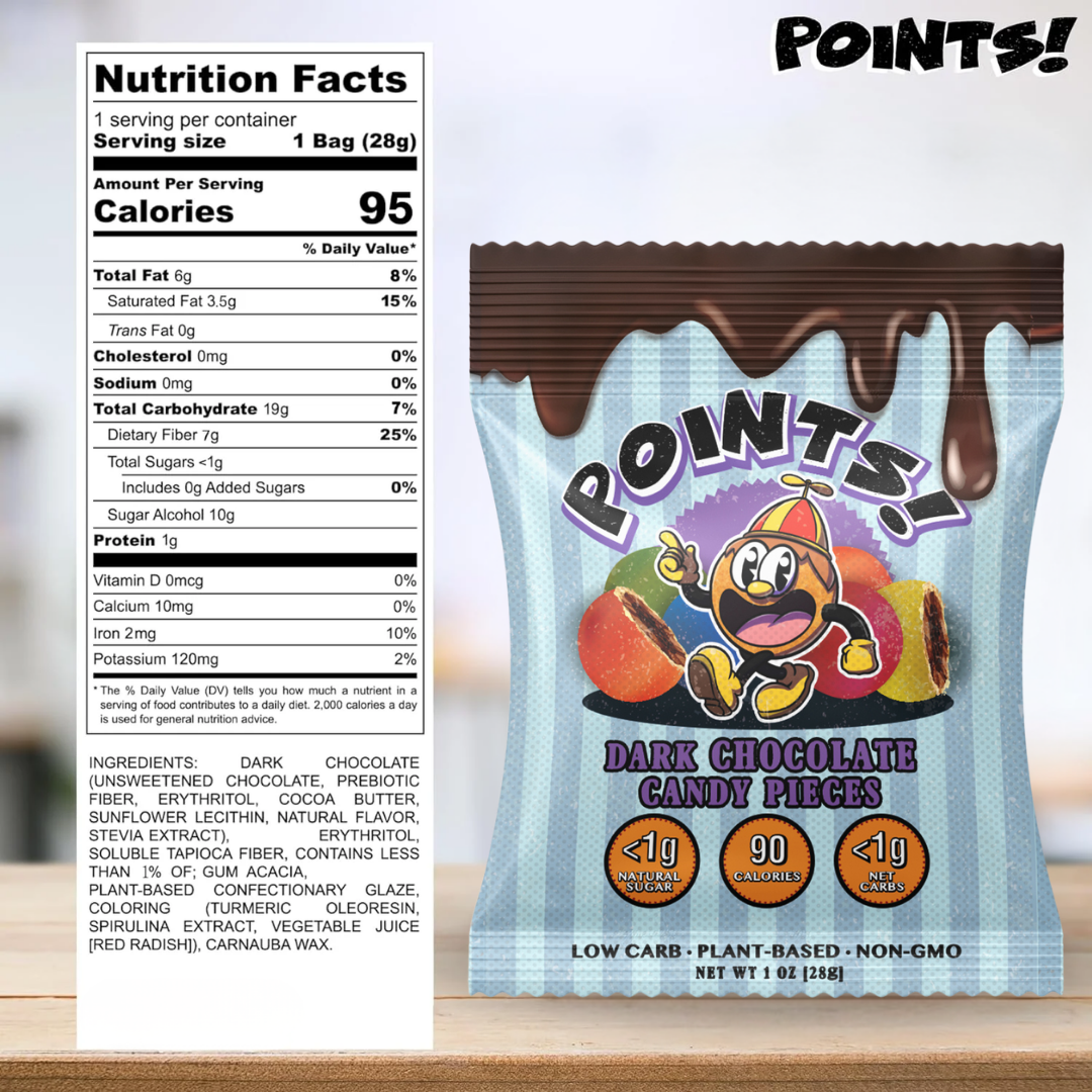 Low Glycemic Dark Chocolate Candies