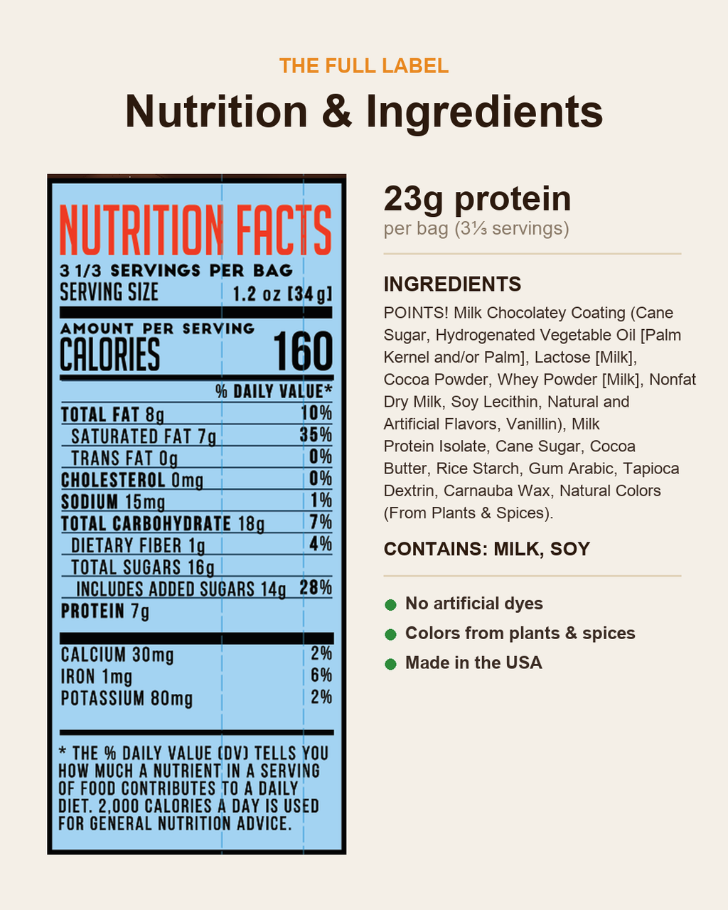 POINTS! Protein Candies — Milk Chocolate Crunch (4oz)