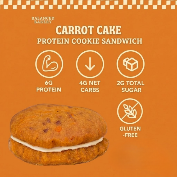 Low Glycemic, High Protein Cookie Sandwich Cookies