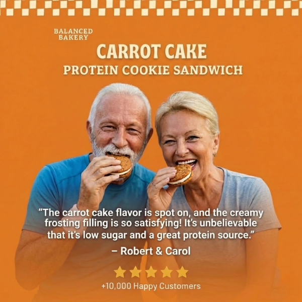 Low Glycemic, High Protein Cookie Sandwich Cookies