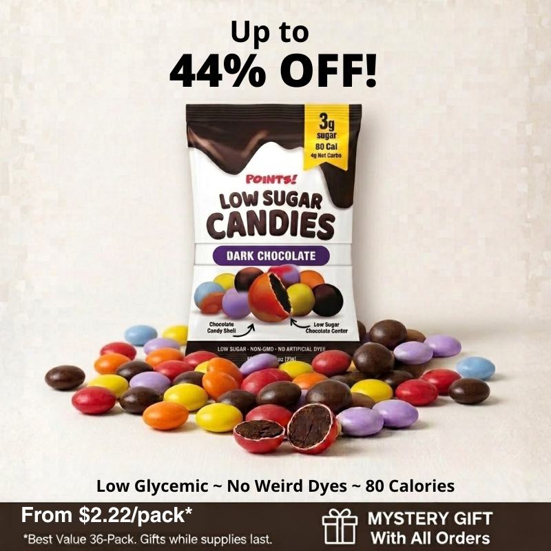 Low Glycemic Dark Chocolate Candies