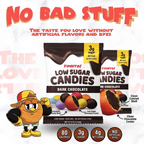 Low Glycemic Peanut + Dark Chocolate Candies