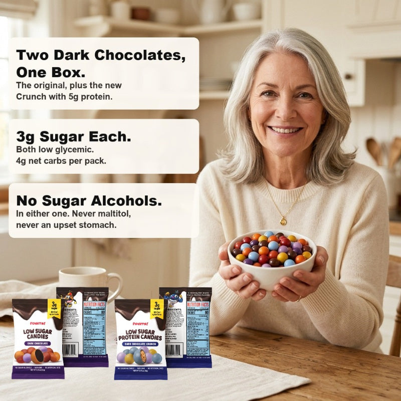 Dark Chocolate Duo: Original + Protein Crunch