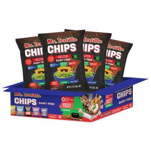 Low Carb, Crunchy Chips 4-Pack