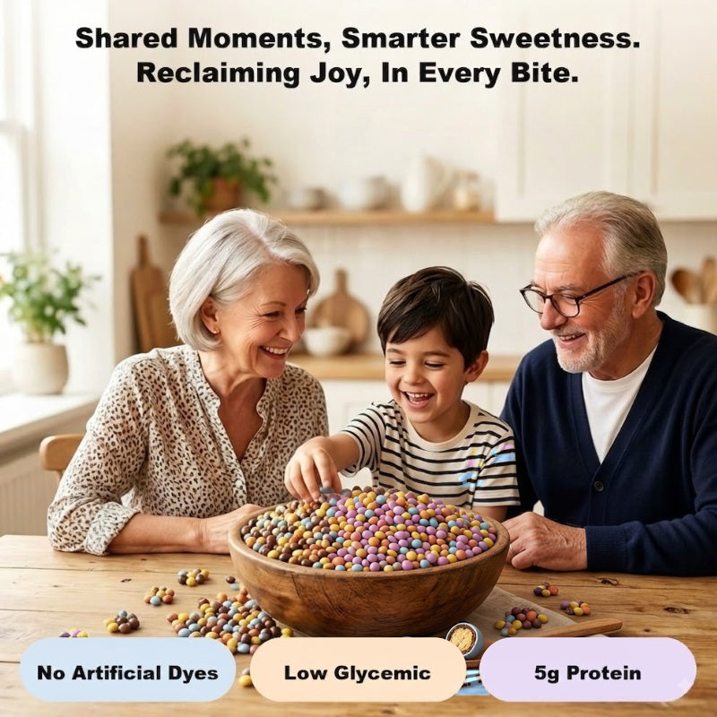 Low Sugar Dark Chocolate Crunch Mini Protein Candies